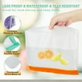 thumbnail image 4 of Reusable Freezer Bags, Extra-thick Leakproof Gallon Vegetable Snack Sandwich Bag (With Standing Base Design, 4 Pack Stand Up Bags (4L)), 4 of 6