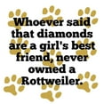 thumbnail image 2 of CafePress - Rottweilers Are A Girls Best Friend Throw Blanket - Soft Fleece Throw Blanket, 50"x60" for All Ages, 2 of 2