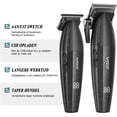 thumbnail image 3 of VGR 640 Professional Hair Clippers for Men, 9000RPM Cordless Barber Clippers and Trimmers Set, Zero Gap T-Blade Hair Cutting Kit, DLC Coated Ceramic Blade Barber Kit with LED Display(Black), 3 of 14