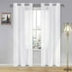 thumbnail image 1 of Cortinas transparentes DWCN de lino sintético con ojales de gasa 36 x 84 pulgadas, 2 paneles, 1 of 6