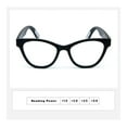thumbnail image 3 of Cat-Eye Reading Glasses Bold Thick Design Lightweighted Flexible Spring Hinge Anti-Slip Temples Comfort In Vogue, 3 of 6