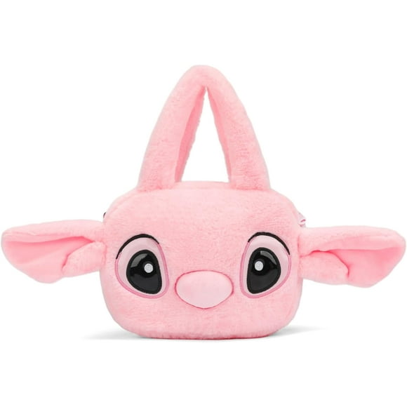 Stitch plush animal soft doll,adjustable shoulder strap crossbody bag, Cute Plush Toy for Boys and Girls (PINK) Best Gifts For Children Kids Friend Fans Birthday gift
