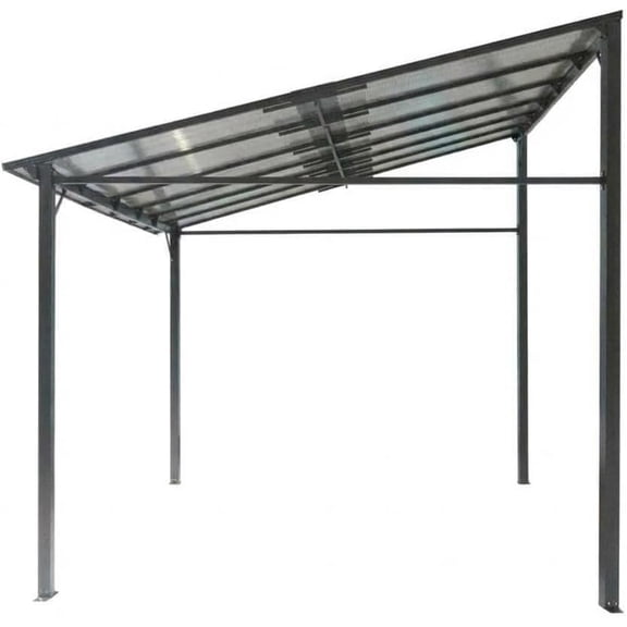 QinaQin Inclined Roof Gazebo Outdoor Sturdy Frame Canopy Gazebo for Patio Garden,As shown