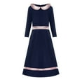 thumbnail image 2 of YunPes Girls Dress Long Skirt Summer Large Children Loose Long Sleeve Arab Youth Long Skirt Casual Dress 18 Month Christmas Dress, 2 of 9