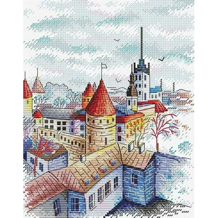 UPC: 4627167301335 | Towers Counted Cross Stitch Kit M-524 / SM-524 by MP Studia