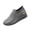 Gray_017, variant on Women Knit Wedge Sneakers, Slip On Lightweight Breathable Casual Walking Shoes, Hidden Heel Comfortable Fashion Footwear with Metallic Accent Orange 10.5(EU-44)