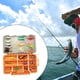 thumbnail image 1 of Juego de aparejos de pesca, señuelos blandos, aparejos artificiales, kit de señuelos de pesca de lombrices, accesorios para trucha, perca, carpa, río, 1 of 8