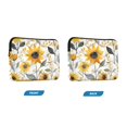 thumbnail image 7 of FORMRS 13-13.3 inch Laptop Sleeve Case Soft Carrying Quilted Computer Bag Cover, White Watercolor Sunflowers, 7 of 7