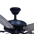 thumbnail image 5 of 48 Inch Ceiling Fan Matte Black Cage Light Pull Chains Modern Indoor Fan, 5 of 5