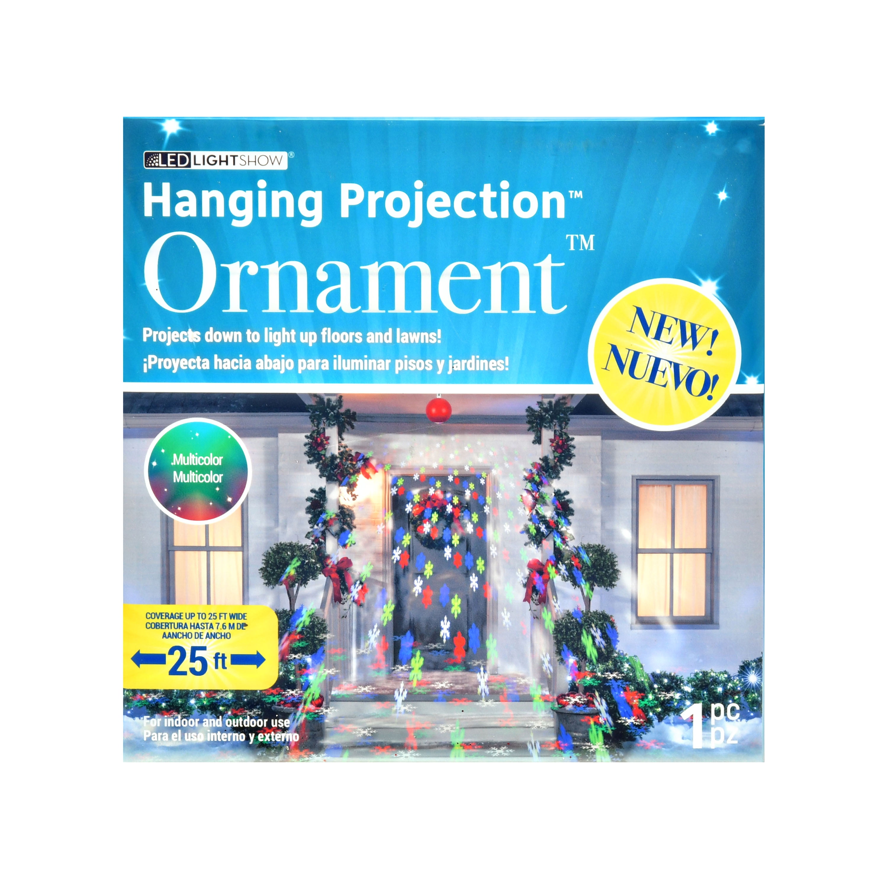 Christmas Lightshow Projection Hanging Projection Ornament SnowFall