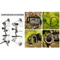 thumbnail image 6 of Motion Zeus Compound Bow Package Fully Adjustable for Adults and Teens, 0-70 Lbs Draw Weight, 23.5"-31" Draw Length, Up to 320fps IBO，Limbs Made in USA，Hunting Bow Archery Set, 6 of 9