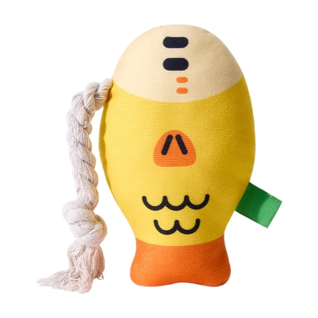 Almencla Dog Squeaky Toy Keep Dog Busy Dog Enrichment Toy Soft Pet Toy for Puppy Dogs Yellow