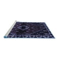 thumbnail image 2 of Ahgly Company Machine Washable Indoor Rectangle Persian Blue Traditional Area Rugs, 6' x 9', 2 of 4