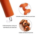 thumbnail image 3 of TFixol Self-Locking Foam Hair Rollers Set with Steel Combs and Clips for Curly Styles, Blue, 3 of 6