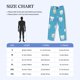 thumbnail image 4 of Fotbe Cute Healthy Teeth Pantalones de Pijama para Hombre, Pantalones de Dormir, Pantalones de Casa con Cintura Ajustable y Bolsillos-3X-Large, 4 of 6