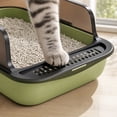 thumbnail image 6 of Semi-Enclosed High-Walled Cat Litter Box with Scoop (Anti-Scatter Design), 6 of 7