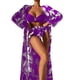 thumbnail image 1 of Gibobby Conjunto de Traje de Baño para Mujer Conjunto de Bikini Sexy de 3 piezas para mujer, traje de baño cubierta, Bikinis de cintura alta para mujer, (Morado,CH), 1 of 3