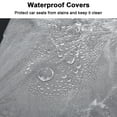 thumbnail image 3 of 500PCS Plastic Disposable Car Seat Cover Universal Fit for Car Truck Sedan SUV, 3 of 10