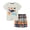 Marine Animals, variant on WIBACKER 100% Cotton 2-Piece Summer Pajamas for Kids Boys Sleepwear Top and Plaid Shorts Toddler Boy Cars Pjs Set 2-7T