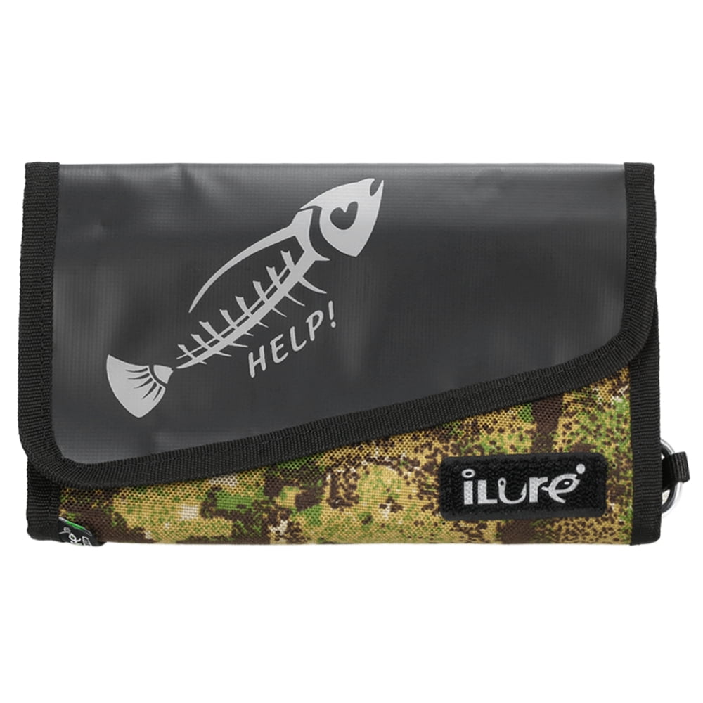 Fishing Jig Bag Portable Folding Fishing Bag Pouch for Soft Lures Baits