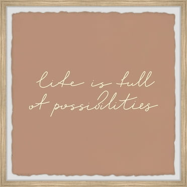 Marmont Hill Full of Possibilities Framed Painting Print