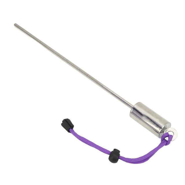 TOOKE 30cm Diving Stick Pointer Rod with Scale Underwater Shaker Noise Maker with LanyardPurple,