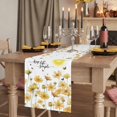 thumbnail image 2 of Table Runners 90 Inches Long Dress Scarves, Yellow Flowers Farmhouse Coffee/Dining/Kitchen Table Runner for Living Room, Elegant Spring Floral Butterflies 13x90 Inch, 2 of 9