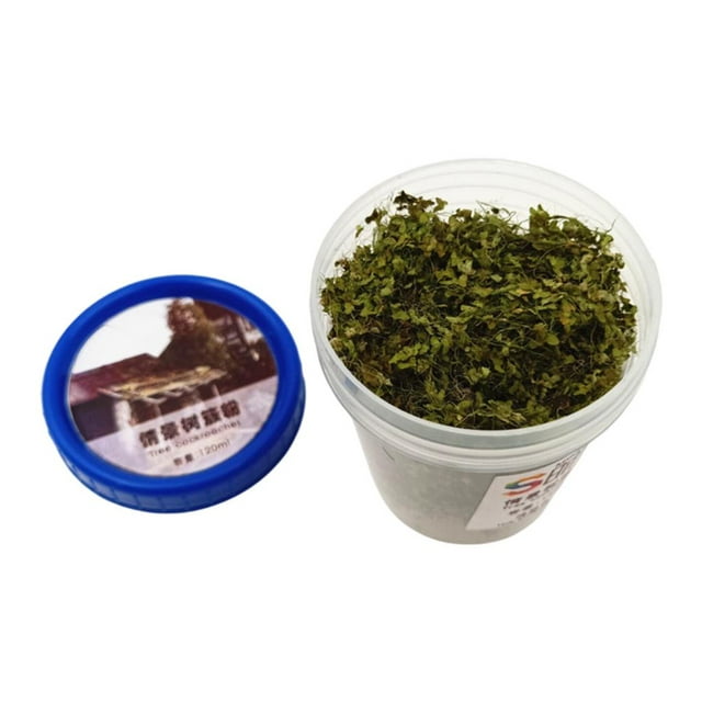 lionlar 23g/Box Artificial Grass Powder, Fake Grass Fairy Garden Miniatures Clay Sandbox
