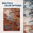 thumbnail image 6 of Garvee 6x9 Abstract Area Rugs Living Room Rug, Modern Washable Non-Slip Rugs Print Accent Carpet Stain-Resistant Low Pile Rug for Bedroom Dining Room Office Farmhouse, Red, 6 of 9