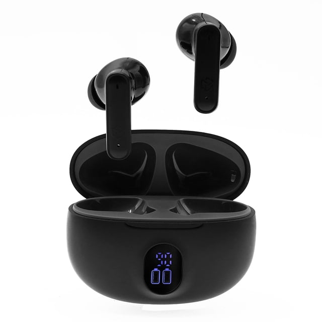 Audífonos Urban Wild TWS: 12H Batería, Micrófono, Resistencia IPX4, color Negro marca STF