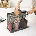 thumbnail image 4 of UDIYO Clear Handbag Storage Organizer, Dust Bags with Zipper and Handle for Hanging Closet, 4 of 7