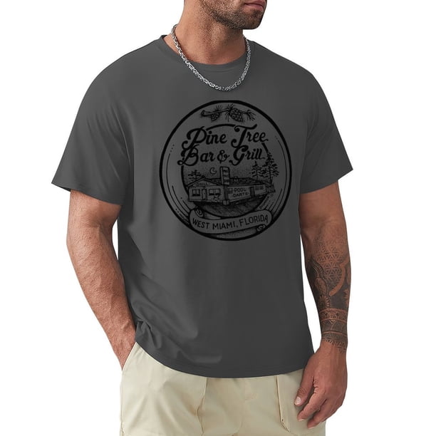 Camiseta pinetree bar and grill ropa de anime camiseta con estampado animal para niños y hombres