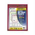 thumbnail image 3 of Reusable Dry Erase Pockets 9 x 12, Assorted Primary Colors, 10/Pack, 3 of 6