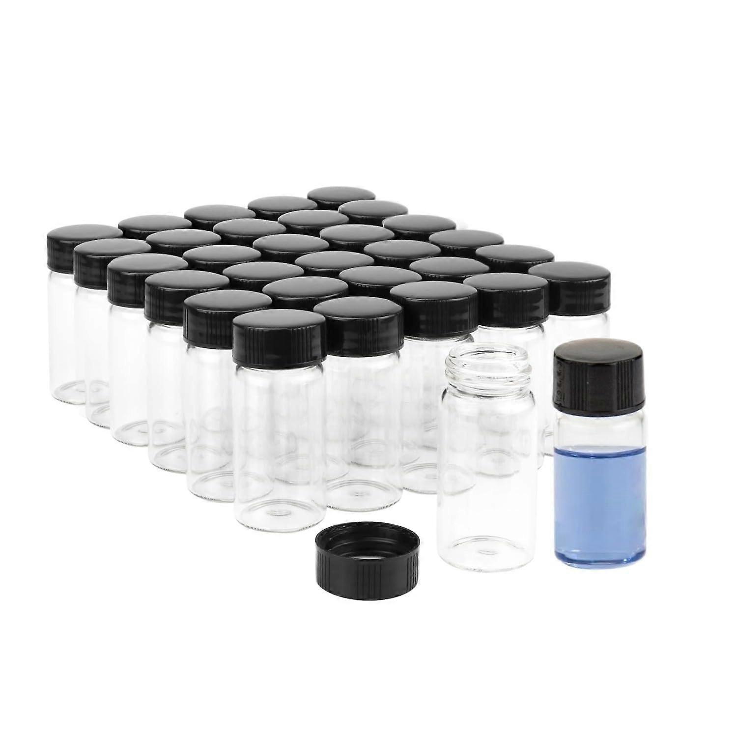 10ML Clear Glass Sample Vial, Liquid Sampling Sample Glass Bottle ...