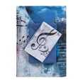 thumbnail image 5 of SUSSEXHOME Blue Guitar Cotton Duvet Cover Set, Queen Size Duvet Cover, 1 Duvet Cover, 1 Fitted Sheet and 2 Pillowcases, Iron Safe, Hypoallergenic, Breathable , Machine Washable, Child Room, 5 of 7