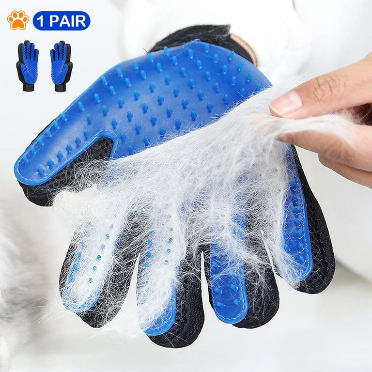 K&K Pet Grooming Glove Set. Premium Deshedding glove for easy
