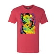 thumbnail image 2 of Wild Bobby, Colorful Woman Marilyn Monroe Pop Culture Mens Premium Tri Blend T-Shirt, Vintage Red, X-Large, 2 of 3