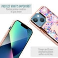 thumbnail image 4 of Value Pack and iPhone 13 6.1 inch Liquid Glitter Phone Case Shock Proof Edges Hybrid Hard Back Slim Bumper Cover, 4 of 4
