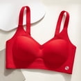 thumbnail image 3 of Turilly Bras Womens V Neck Wireless Bra With Thin Straps Seamless Plus Size Support Everyday Bras, 3 of 5