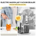 thumbnail image 6 of Mason Jar Vacuum Sealer, Electric Cordless Mason Jar Vacuum Sealer for Food Storage and Fermentation, Vacuum Sealer with Can Opener for Wide-Mouth & Regular-Mouth Mason Jars(White), 6 of 7