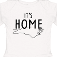 thumbnail image 4 of Inktastic It's Home- State of North Carolina Outline Boys or Girls Long Sleeve Baby Bodysuit, 4 of 5