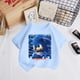 thumbnail image 5 of Camiseta de pareja para niños de 2 a 12 años, ropa de verano de Sonic para niños, ropa para niñas, niños, madres y niños, 5 of 5