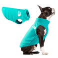 thumbnail image 1 of Winter Outdoor Dog Clothes Fleece Dog Vest Jacket For Small Medium Dogs French Bulldog Puppy Dog Cat Clothes With Drawstring Lake blue XL, 1 of 5