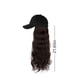 thumbnail image 3 of Guardurnaity Peluca de gorra de béisbol para mujer, extensión de pelo falso decorativo ondulado largo y rizado, sombrero de decoración, accesorio Cuidado del cabello Sombrero Negro Marrón Oscuro Guardurnaity CE014807-02, 3 of 6