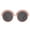 Pink, variant on Lumistal Round Frame Sunglasses Retro Vintage Sun Glasses UV Protection Fashionable Lightweight Sun Glasses Photography Party Decoration Cute Sunglasses for Under 9 Years Old Blue One Size