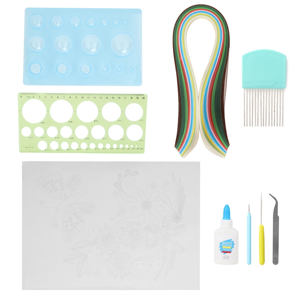 Paper Quilling DIY Handcraft Patterns Paper Quilling Set Children