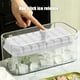 thumbnail image 4 of pstuiky Bandejas para cubitos de hielo bandeja para cubitos de hielo con tapa y recipiente 32 moldes para cubitos de hielo fácil liberación y ahorro de espacio, 4 of 7