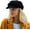 Black, variant on Wool Fashion Newsboy Hats for Women Winter Warm Pageboy Cabbie Cap Beret