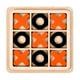 thumbnail image 2 of Juego de tres en raya | Juego de mesa de madera para niños | Juego de estrategia educativo | Juegos de viaje en familia para interiores | 14 x 14 cm, 2 of 4