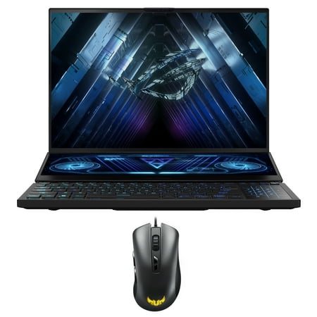 ASUS ROG Zephyrus Duo 16 GX650 GX Gaming/Entertainment Laptop (AMD Ryzen 9 7945HX 16-Core, 16.0in 240Hz Wide QXGA (2560x1600), GeForce RTX 4080, Win 10 Pro) with TUF Gaming M3